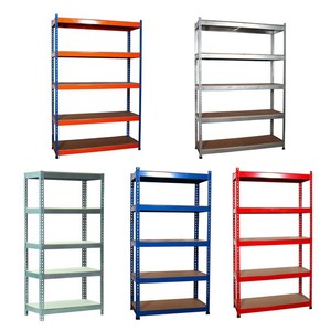 Étagère métallique robuste à 5 niveaux pour garage, usage industriel léger, revêtement en poudre - Product Image 5