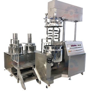 Mỹ phẩm mặt kem lotion thủy lực nâng homogenizer <span class=keywords><strong>Mixer</strong></span> chân không nhũ hóa Máy trộn với nước và bồn chứa dầu 100L - Product Image 6