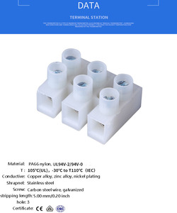 <span class=keywords><strong>3</strong></span>ウェイ<span class=keywords><strong>3</strong></span>ピンpa8電気配線接続端子フィードスルーランプ/照明/ネジ付きライトケーブルコネクタ - Product Image 3