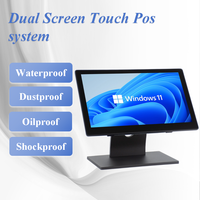 Terminal de point de vente tout-en-un OEM JJPOS de 15,6 pouces, écran tactile capacitif 10 points, Wi-Fi 6, Bluetooth 5.2