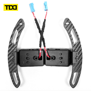 แป้นเปลี่ยนเกียร์คาร์บอนไฟเบอร์แม่เหล็ก TDD สำหรับพวงมาลัย MINI F54 F55 F56 F57 F60 LCI - Product Image 1