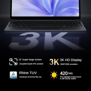 แท็บเล็ตพีซี 2-in-1 ERAZER S130 ขนาด 13 นิ้ว ปี 2025 ความละเอียด 3K ใช้ซีพียู Celeron N100 หน่วยความจำ 16GB+512GB รองรับ WiFi สำหรับธุรกิจ พร้อมคีย์บอร์ด - Product Image 3