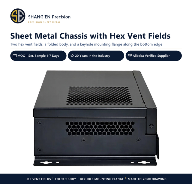 Custom Precision Sheet Metal Module Enclosure for AI Server IoT Edge Gateway Video Monitoring Host Housing