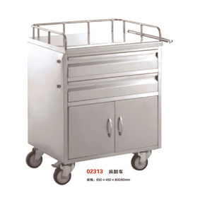 Chariot d'anesthésie médical Xinta 650x450x800mm en acier inoxydable pour usage hospitalier - Product Image 1