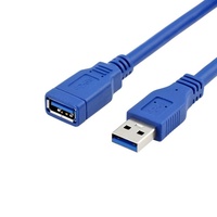 Cable de Extensión USB 3.0 Macho a Hembra, Cable de Datos para Computadora, Disco Duro, Ratón, Teclado, Unidad Flash USB, Interfaz con Conductor de Cobre y PVC