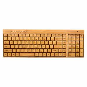 คีย์บอร์ดไร้สายไม้ไผ่แซมเอ็กซี่ เคจี 201 เมมเบรนบางเฉียบสำหรับใช้ในโฮมออฟฟิศเดสก์ท็อป - Product Image 5