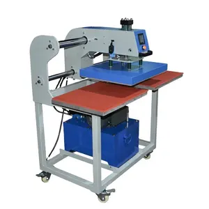 Up-sliding Hydraulic Double-station Heat Press Machine For Heat Transfer With CE