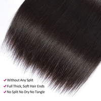 Extensions de cheveux humains ondulés, une seule pièce, vierges non traités, double trame, vente en gros, noir naturel, fournisseur d'usine