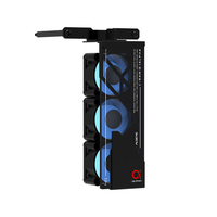 ALSEYE Petit ventilateur de refroidissement CPU noir 3 pièces 40 mm pour boîtier PC