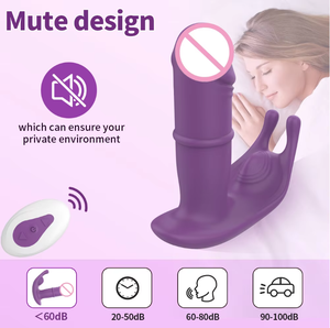 Vibrateur féminin portable rechargeable par USB pour point G, 20 fréquences, stimulateur clitoridien type menottes, vente en gros - Product Image 4