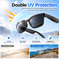 Lunettes intelligentes sans fil Bluetooth personnalisées avec logo, fonction d'appel et de musique, pour cadeaux promotionnels d'entreprise