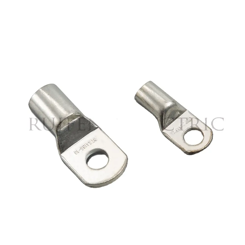 0 2 4 8 10 Gauge Aluminum Tin Plated Terminals Heavy Duty Copper Cable Lugs