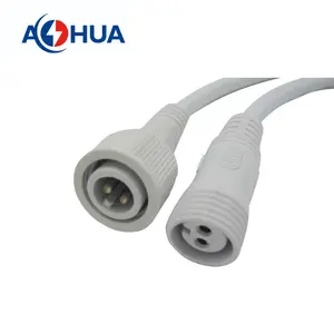 IP65 Boot Constant Current Driver Connector M14 2 3 4 5pin Pre-molded Cable Waterproof Cable Male Female Connector Led Connector