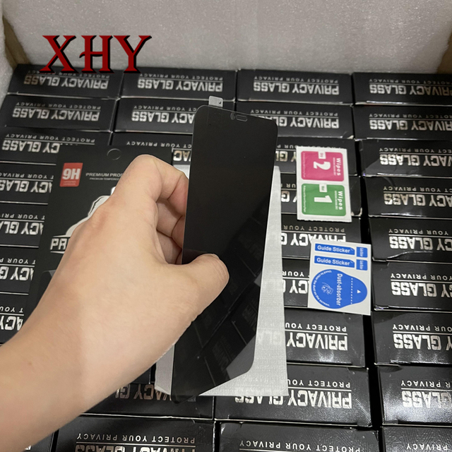 Oem Factory High Quality Privacy Anti Spy Tempered Glass Screen Protector for Iphone 11 12 13 Pro Max Xs Max XR XS