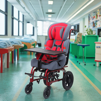 Chaise inclinable en aluminium à dossier haut pour nourrissons de 0 à 3 ans pour équipement de rééducation