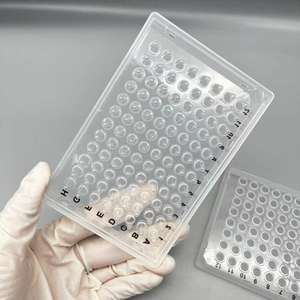 <span class=keywords><strong>96</strong></span> Well PCR Plate 0.2ML 200ul jupe complète transparente avec <span class=keywords><strong>SBS</strong></span> pour Style ABI - Product Image 2