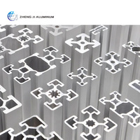 OEM 4040 profilé en alliage d'aluminium à fente en T 40x40 extrudé anodisé argent usinage personnalisé disponible
