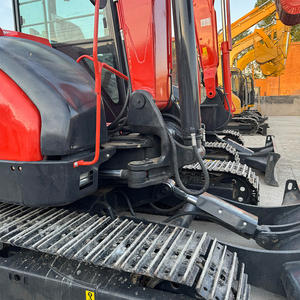 Excavadora de orugas hidráulica mini Yanmar ViO80 usada, 8 toneladas, giro de cola cero, original de Corea, 2022, pocas horas, motor y bomba de engranajes. - Product Image 3