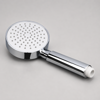 Ensemble de douche à main haute pression avec filtre, en acier inoxydable chromé, support mural réglable et tuyau flexible pour salle de bain