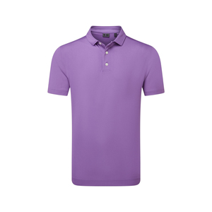Camisa Polo Premium para Hombre, Tejida, Manga Corta, Color Sólido, Corte Regular, Cuello con Botones, Ropa Casual Elegante - Product Image 1