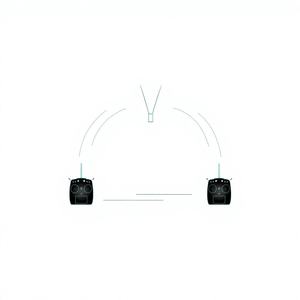 Télécommande radio FT24 2.4G 12 canaux, portée de télémétrie de 15 km, équipée d'un mini-récepteur FR, compatible avec le système FPV TBS Crossfire R9M - Product Image 4