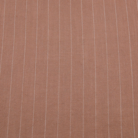 Tissu rayé en rayonne et lin 1,8 cm, 80 % rayonne, 15 % lin, 210 g/m², 140 cm, toucher frais, pour la mode estivale