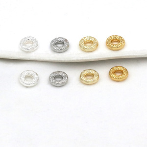 14K gold-plated, color-preserving round windmill-shaped beaded jewelry <b>accessory</b> D93 (<b>braided</b> rope). - Product Image 2