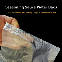 Pochette Doypack OEM en PEHD/PE transparente, biodégradable, de qualité alimentaire, recyclable, personnalisable, avec marquage à chaud, pour emballage d'eau en plastique, couleur personnalisée