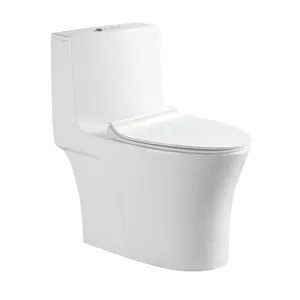 Factory supply bathroom commercial siphonic one piece toilet with good price