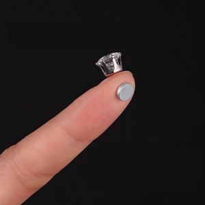 Custom Lady Earring Fashion Diamond 316L Stainless Steel 4 6 8mm <b>Clip</b>-on Diamond Magnetic Earrings Magnet Earrings For Women - Product Image 3