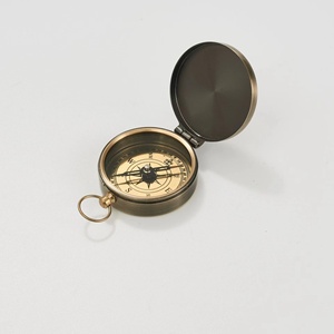 La Bàn Dây Chuyền Hàng Hải Khắc Đồng Cổ La Bàn Điều Hướng Hàng Hải Bằng Đồng Cổ Hàng Hải Quà Tặng Hàng Hải - Product Image 2