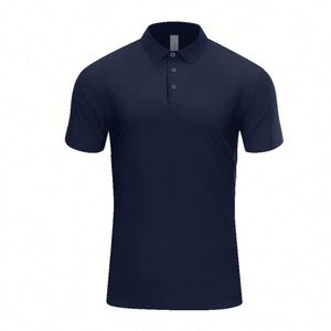 Polo de sport pour homme avec logo brodé personnalisé, tissu extensible doux, séchage rapide, respirant, fitness, course à pied, golf, t-shirts polo - Product Image 1