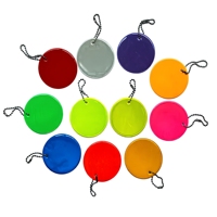 Marqueurs de sentier pour la chasse et la survie, réflecteurs PVC haute visibilité, étiquettes réfléchissantes pour arbres, clips de fixation, randonnée, camping