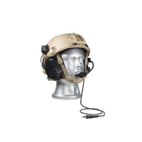 Casque tactique pour casque Rail FAST Series avec protection contre le bruit d'impulsion