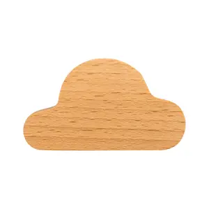 बादल आकार लकड़ी के चुंबकीय कुंजी धारक के लिए दीवार फ्रिज चुंबक कुंजी हुक