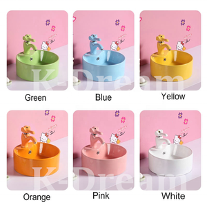 Lavandino in ceramica per bambini lavabo colorato da banco di piccole <span class=keywords><strong>dimensioni</strong></span> - Product Image 4