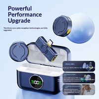 Nouveau microphone cravate sans fil Q81 omnidirectionnel avec étui de charge, réduction intelligente du bruit 70dB SNR pour TikTok Live, mini électronique