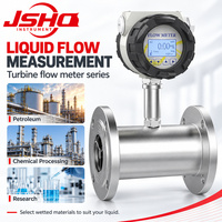 Débitmètre à turbine sanitaire JSHQ pour aliments, boissons, produits pharmaceutiques et eau, avec collier de serrage DN4 DN300, précision de 0,5-1,5%