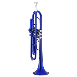 <span class=keywords><strong>Trompeta</strong></span> Azul SEASOUND OEM BB Económica JYTR401BL, Instrumento de Latón Ligero, Duradero y Portátil con Pistones de Acero Inoxidable y Funda de Lona - Product Image 5