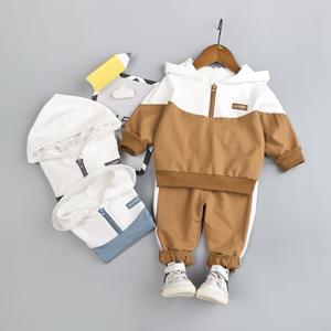 Conjuntos de Ropa para Bebé de 2 Piezas, Primavera-Otoño 2022, Sudadera con Capucha Informal para Niños, Pantalones para Bebés, Ropa para Niñas Pequeñas - Product Image 1