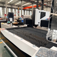 Máquina Láser de Corte de Metal de Mesa Única 1500W-6000W, Sierra de Chapa de Alta Precisión, Máquina de Grabado de Paneles, CE, Directo de Fábrica