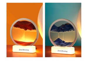 <span class=keywords><strong>2025</strong></span> chảy cát nghệ thuật trang trí phòng ngủ cho nhà Cát lún sơn năng động nhẹ nhàng di chuyển Vòng 3D khung nhựa - Product Image 2