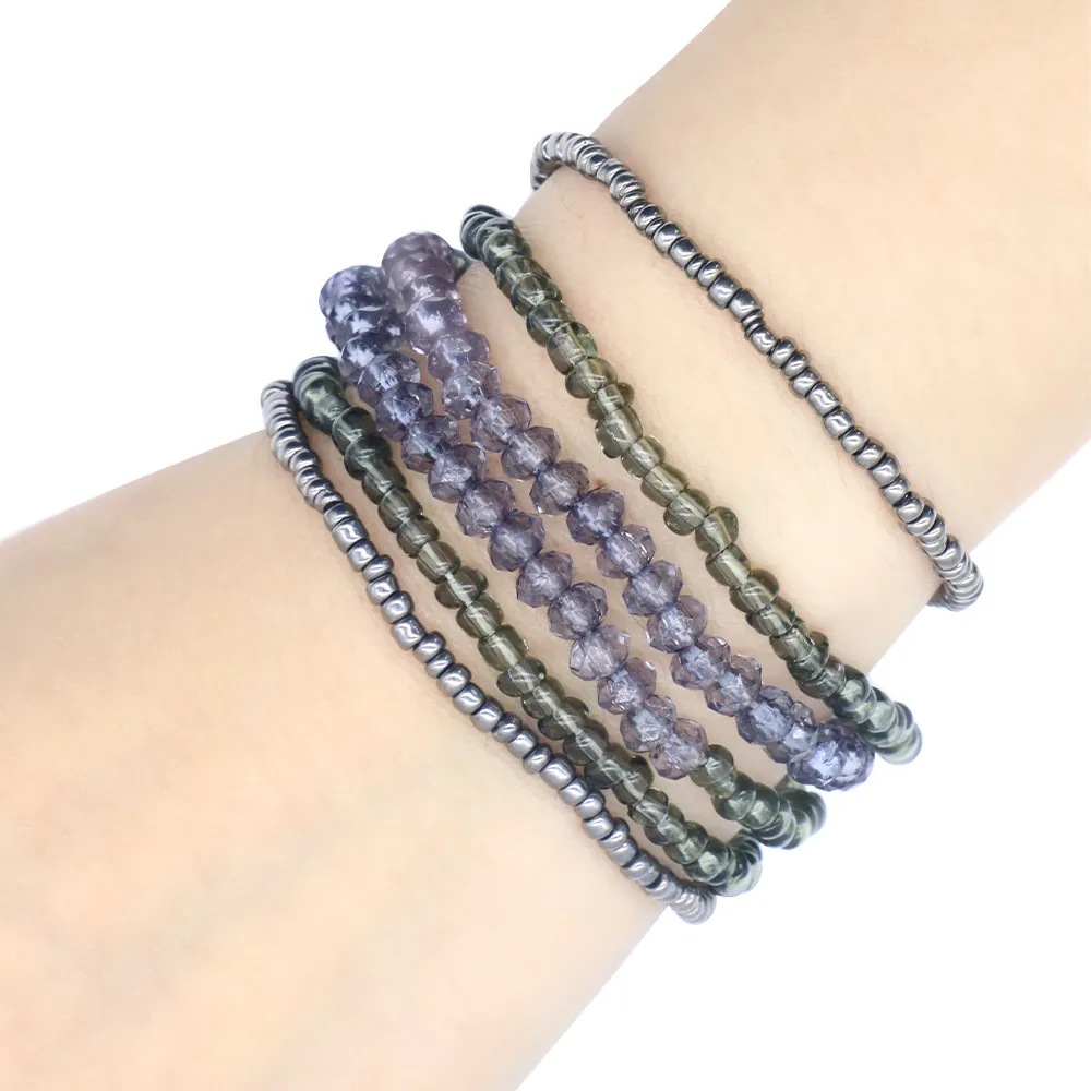 Wholesale Boho Handmade Seed Bead Bracelets for Women Men Beaded Bracelets