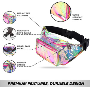 תיק החגורה של תיק חגורה ארוז | Fanny water pack עבור נשים-crobody מותן לאצטדיון שאושרו - Product Image 2