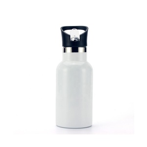 Bouteille d'eau isotherme SilverJet 350ml 500ml 600ml 750ml 1000ml en acier inoxydable sans BPA avec couvercle à paille pour extérieur et bureau - Product Image 5