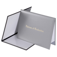 Carpeta de Presentación con Impresión Digital Personalizada, Azul Náutico con Detalles en Dorado, Tamaño 9 1/2 X 12, Modelo H052, Porta Certificados