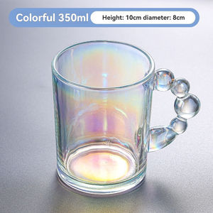 Tasses à café créatives et colorées, verres à eau avec poignée bulle, tasses à thé au lait, tasses à bulles pour couples, célèbres sur internet - Product Image 6