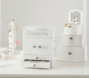 Caja de Música de Lujo para Niñas, Diseño de Princesa Blanca con Llave, Caja de Joyería Personalizada con Forma de Bailarina, Caja Musical para Regalo - Product Image 4