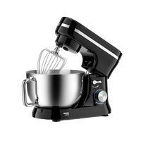Batteur sur socle multifonctionnel pour usage domestique et commercial, batteur à œufs électrique, mixeur alimentaire, 110V/220V, pétrin 5L en acier inoxydable