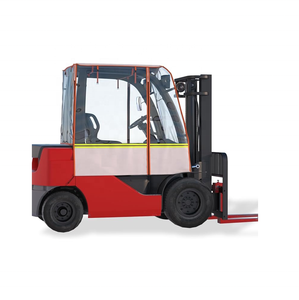 Сверхмощный Водонепроницаемый Всепогодный ПВХ чехол для вилочного погрузчика с застежкой-молнией двери прозрачная Всесезонная защита - Product Image 3